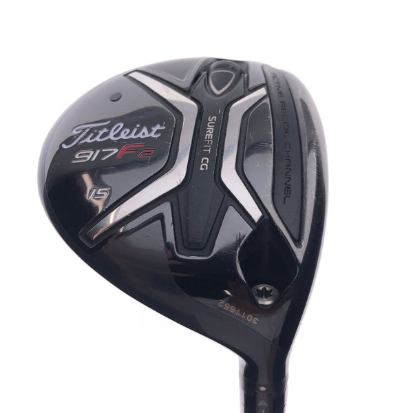 Used Titleist 917 F2 3 Fairway Wood / 15 Degrees / Stiff Flex
