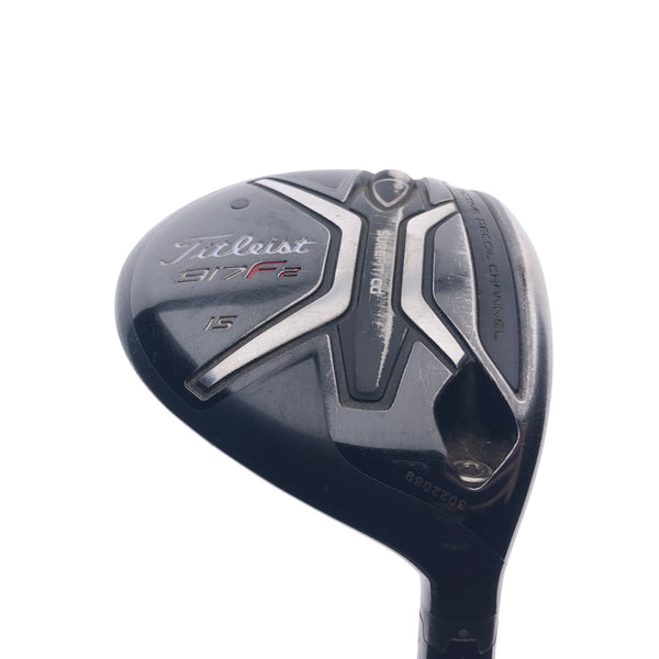 Used Titleist 917 F2 3 Fairway Wood / 15 Degrees / Stiff Flex