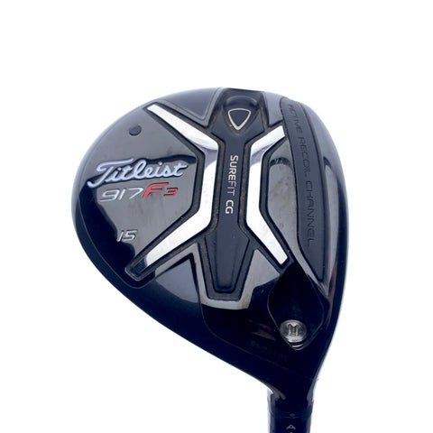 Used Titleist 917 F3 3 Fairway Wood / 15.0 Degrees / Stiff Flex
