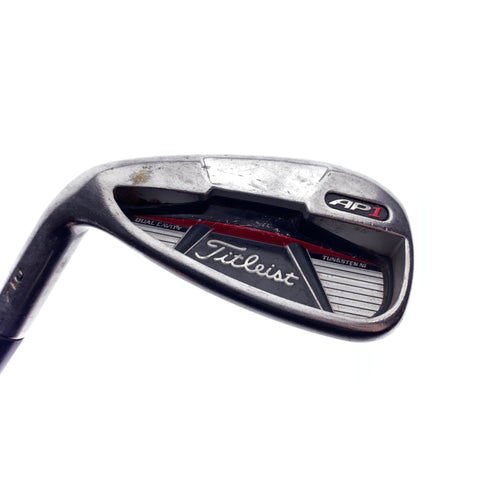 Used Titleist AP1 710 Gap Wedge Iron / 50.0 Degrees / Regular Flex / Left-Handed