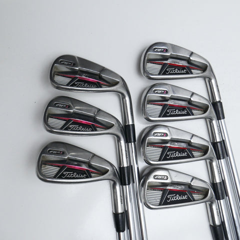 Used Titleist AP1 710 Iron Set / 4 - PW / Regular Flex