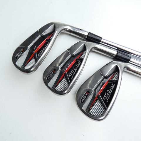 Used Titleist AP1 710 Iron Set / 4 - PW / Regular Flex