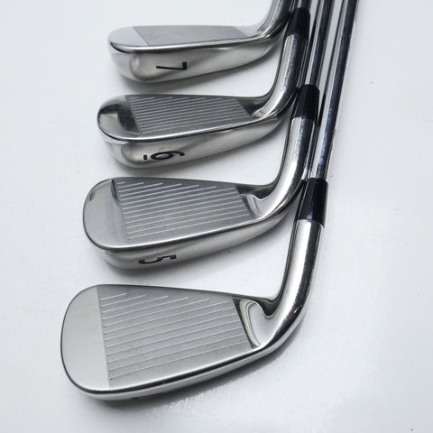 Used Titleist AP1 710 Iron Set / 4 - PW / Regular Flex