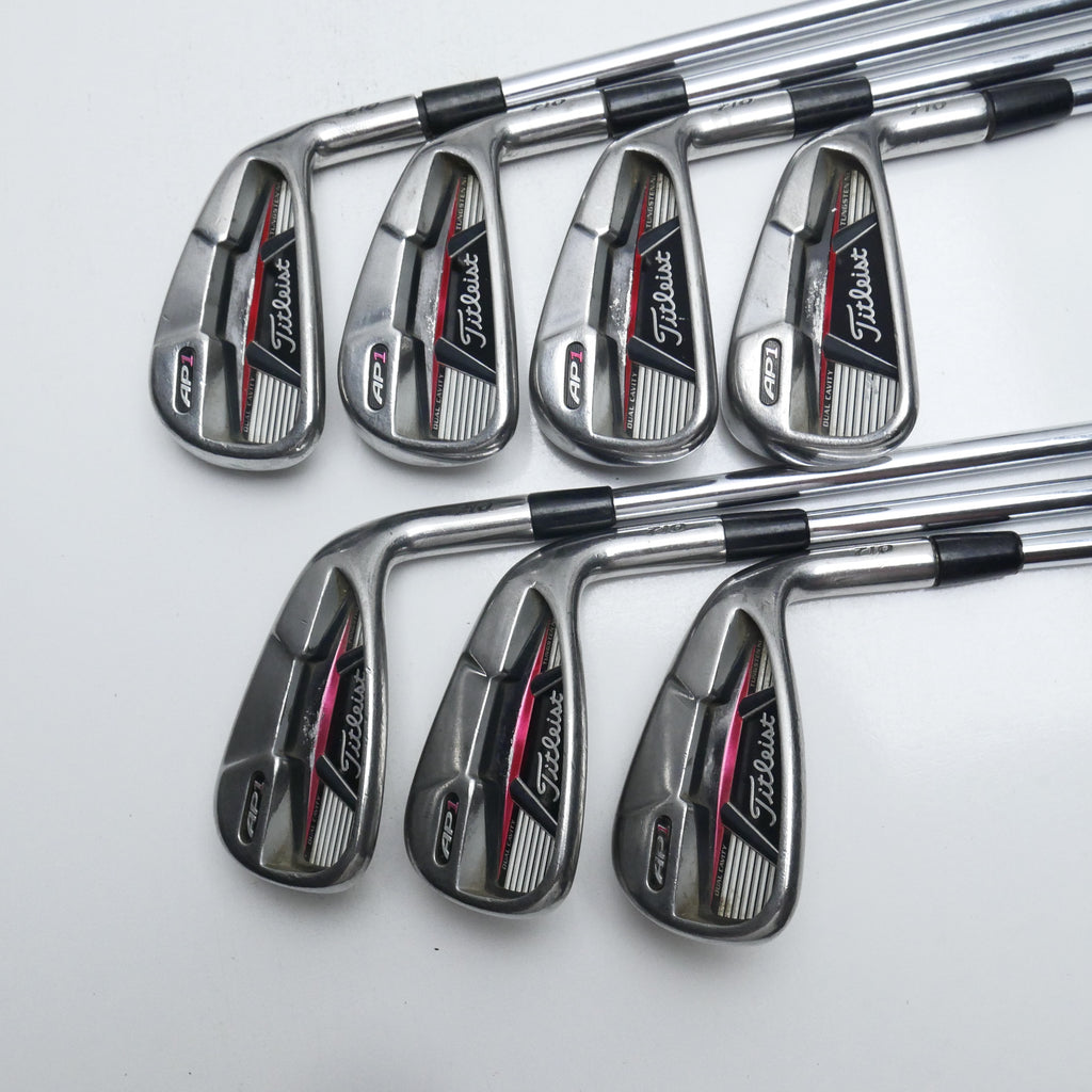 Used Titleist AP1 710 Iron Set / 4 - PW / Regular Flex