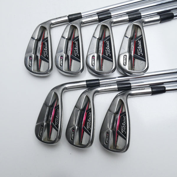 Used Titleist AP1 710 Iron Set / 4 - PW / Regular Flex