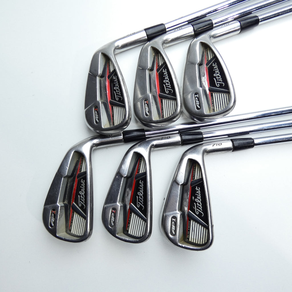 Used Titleist AP1 710 Iron Set / 5 - PW / Regular Flex
