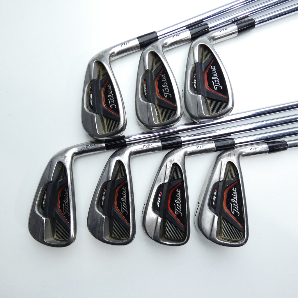 Used Titleist AP1 712 Iron Set / 4 - PW / Stiff Flex