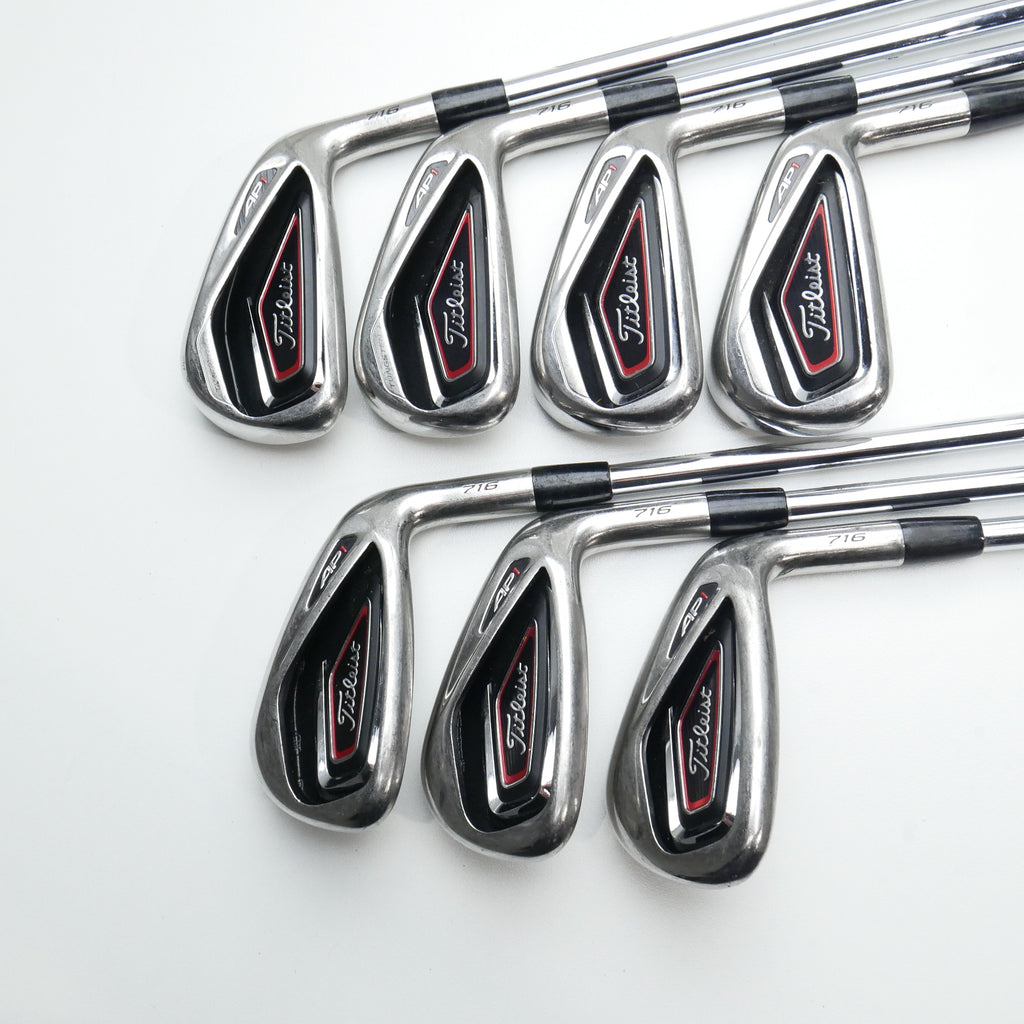 Used Titleist AP1 716 Iron Set / 4 - PW / Regular Flex