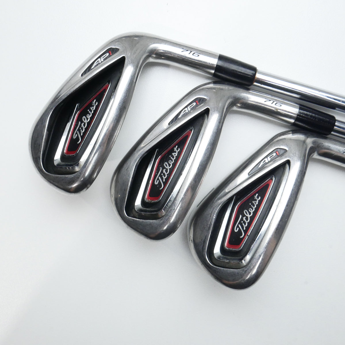 Used Titleist AP1 716 Iron Set / 5 - PW + AW / Stiff Flex