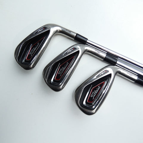 Used Titleist AP1 716 Iron Set / 6 - PW + GW / Regular Flex