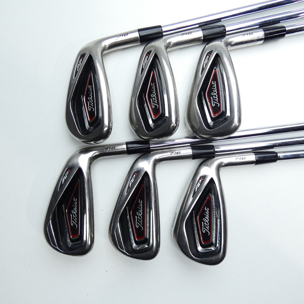 Used Titleist AP1 716 Iron Set / 6 - PW + GW / Regular Flex
