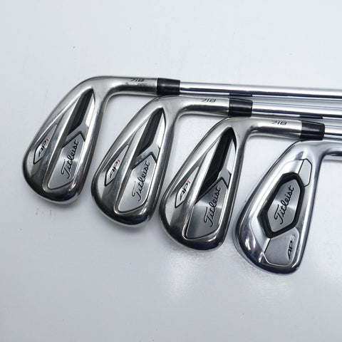 Used Titleist AP1 718 & AP3 718 Combo Iron Set / 4 - PW / Regular Flex