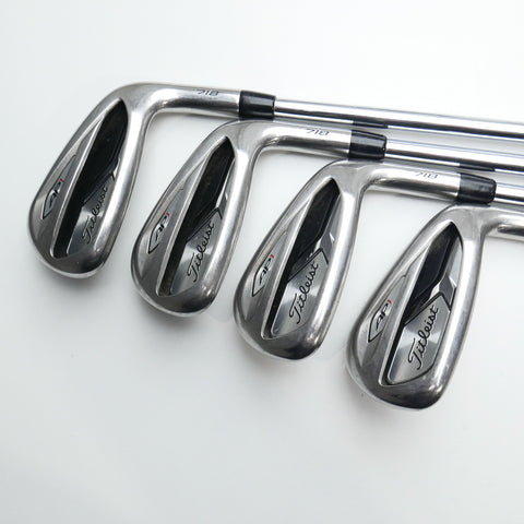 Used Titleist AP1 718 Iron Set / 4 - PW + 48° / Regular Flex