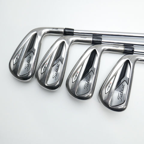 Used Titleist AP1 718 Iron Set / 4 - PW + 48° / Regular Flex