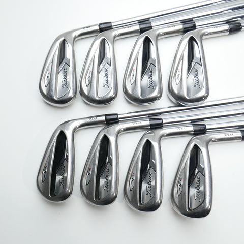 Used Titleist AP1 718 Iron Set / 4 - PW + 48° / Regular Flex