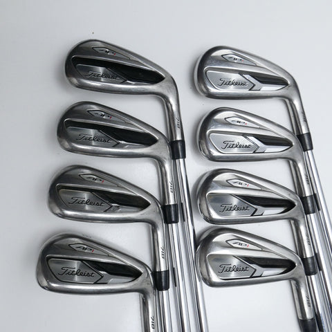 Used Titleist AP1 718 Iron Set / 4 - PW + 48° / Stiff Flex