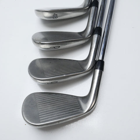 Used Titleist AP1 718 Iron Set / 4 - PW + 48° / Stiff Flex