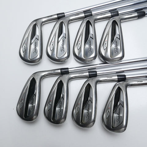 Used Titleist AP1 718 Iron Set / 4 - PW + 48° / Stiff Flex
