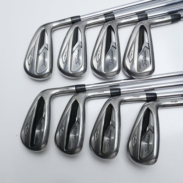Used Titleist AP1 718 Iron Set / 4 - PW + 48° / Stiff Flex