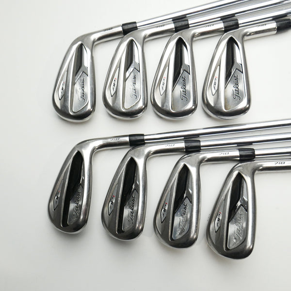 Used Titleist AP1 718 Iron Set / 4 - PW + 48° / Stiff Flex