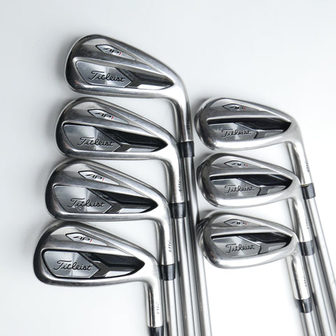 Used Titleist AP1 718 Iron Set / 5 - PW + 48° / Stiff Flex