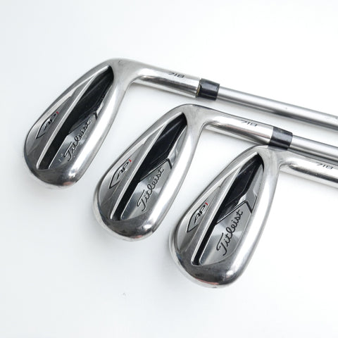 Used Titleist AP1 718 Iron Set / 5 - PW + 48° / Stiff Flex