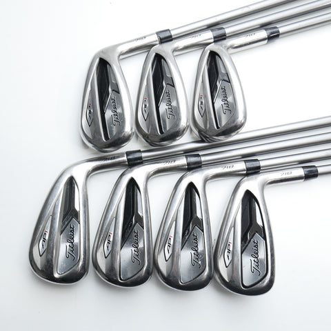 Used Titleist AP1 718 Iron Set / 5 - PW + 48° / Stiff Flex