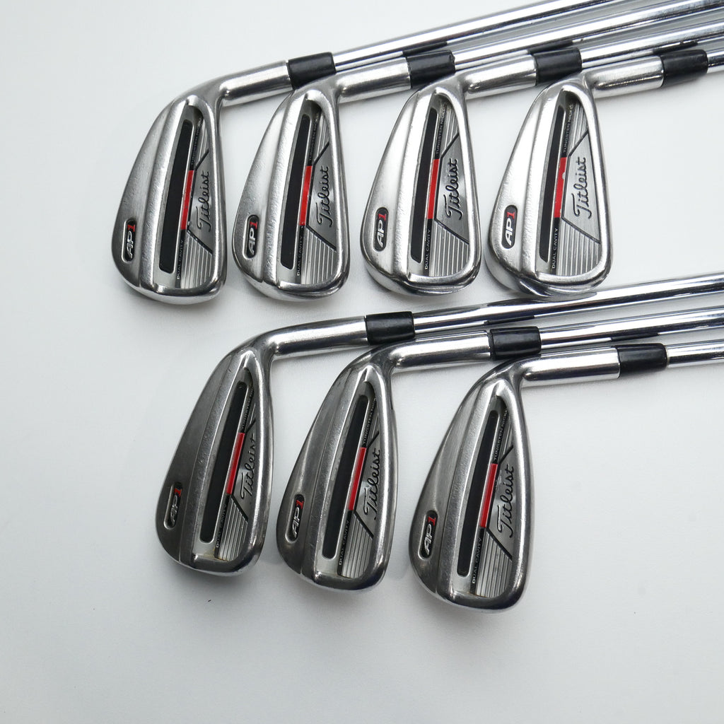 Used Titleist AP1 Iron Set / 4 - PW / Regular Flex