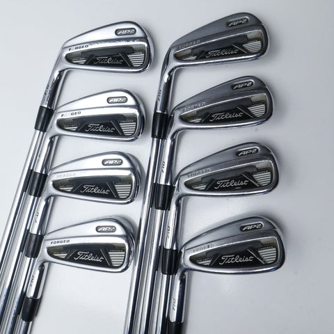 Used Titleist AP2 710 Iron Set / 3 - PW / Regular Flex / Left-Handed