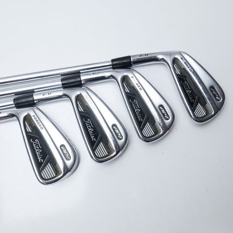 Used Titleist AP2 710 Iron Set / 3 - PW / Regular Flex / Left-Handed