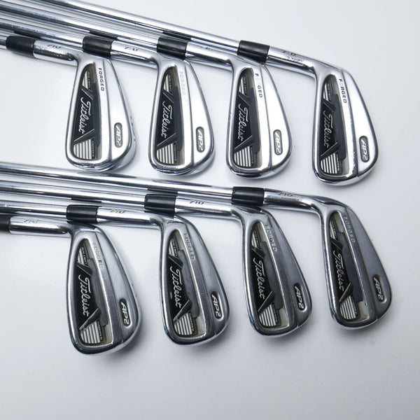 Used Titleist AP2 710 Iron Set / 3 - PW / Regular Flex / Left-Handed