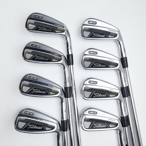 Used Titleist AP2 710 Iron Set / 3 - PW / Stiff Flex