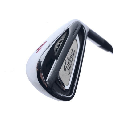 Used Titleist AP2 714 4 Iron / 24 Degrees / Stiff Flex