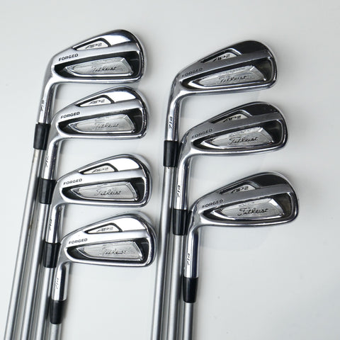 Used Titleist AP2 714 Iron Set / 3 - 9 IRON / X-Stiff Flex / Left-Handed