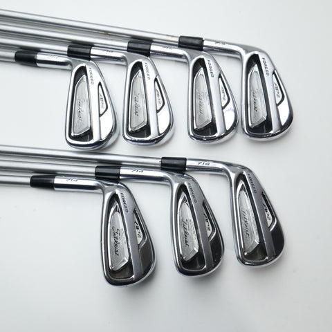 Used Titleist AP2 714 Iron Set / 3 - 9 IRON / X-Stiff Flex / Left-Handed