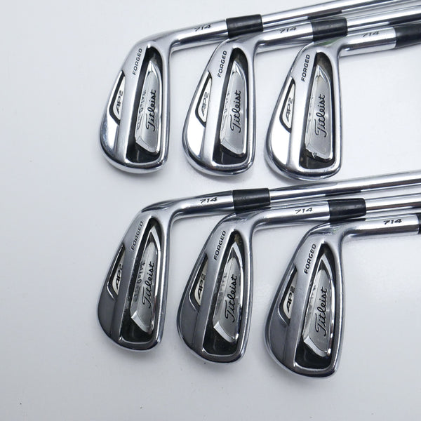 Used Titleist AP2 714 Iron Set / 4 - 9 IRON / Regular Flex