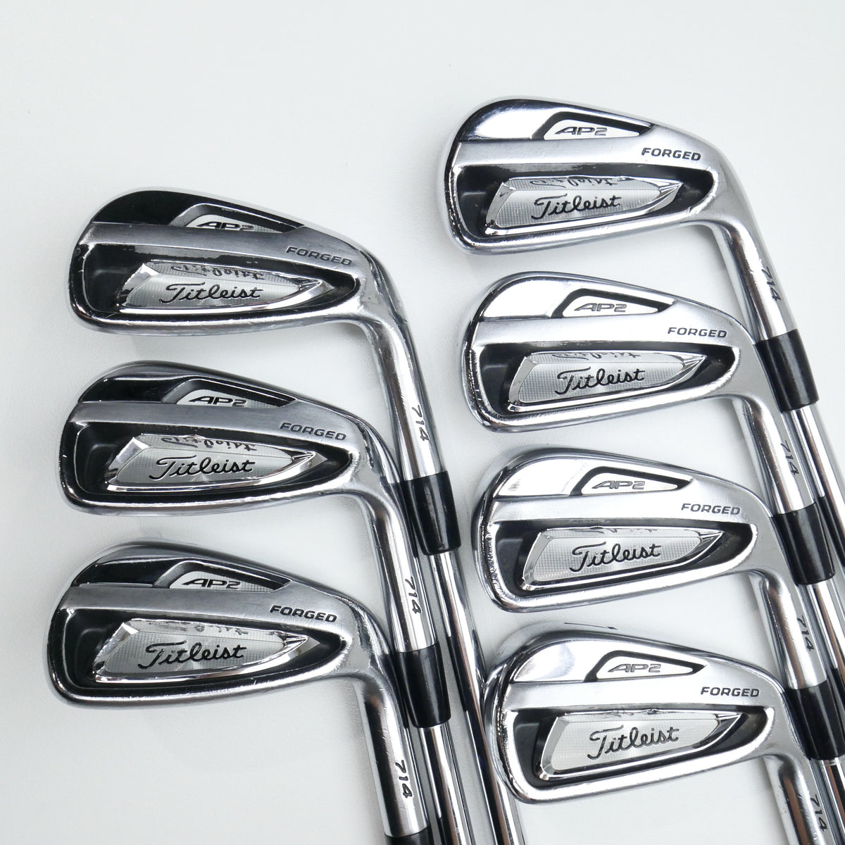 Used Titleist AP2 714 Iron Set / 4 - PW / Stiff Flex
