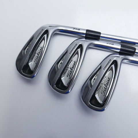 Used Titleist AP2 714 Iron Set / 4 - PW / Stiff Flex