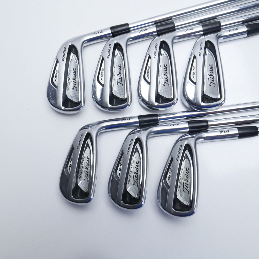Used Titleist AP2 714 Iron Set / 4 - PW / Stiff Flex