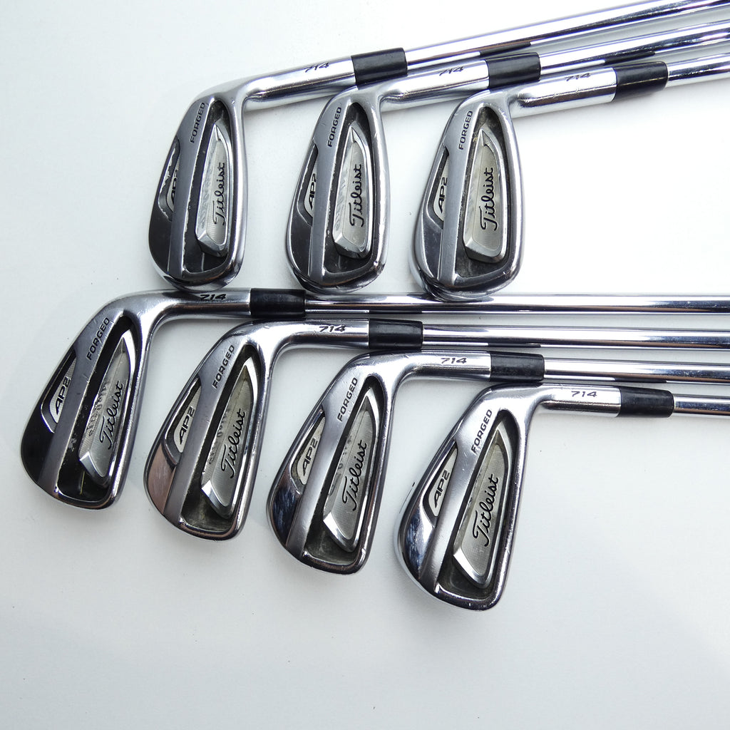 Used Titleist AP2 714 Iron Set / 4 - PW / Stiff Flex