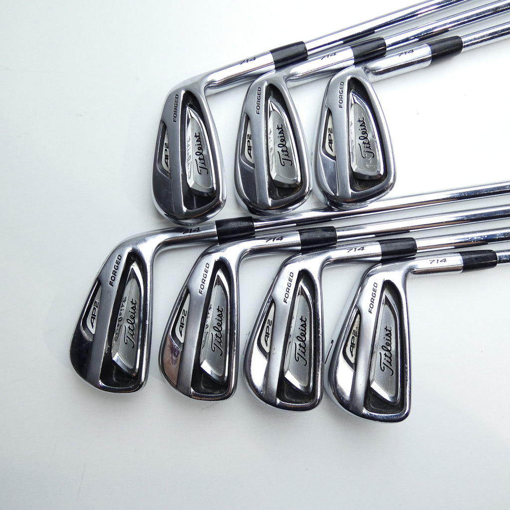 Used Titleist AP2 714 Iron Set / 4 - PW / Stiff Flex