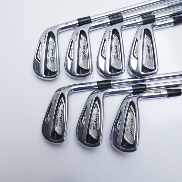 Used Titleist AP2 714 Iron Set / 4 - PW / Stiff Flex
