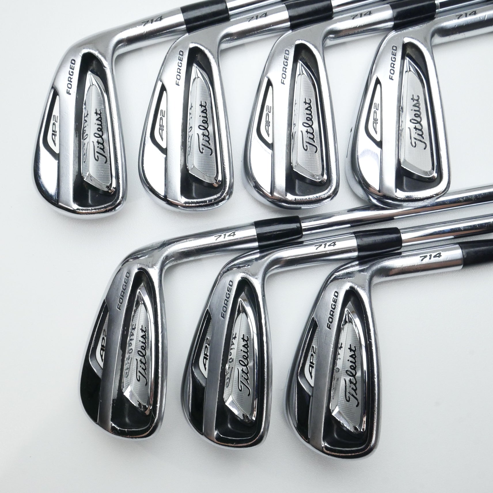 Used Titleist AP2 714 Iron Set / 4 - PW / Stiff Flex