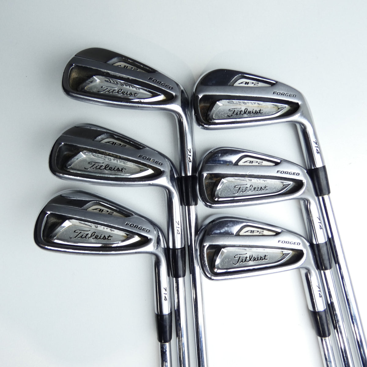 Used Titleist AP2 714 Iron Set / 5 - PW / Stiff Flex