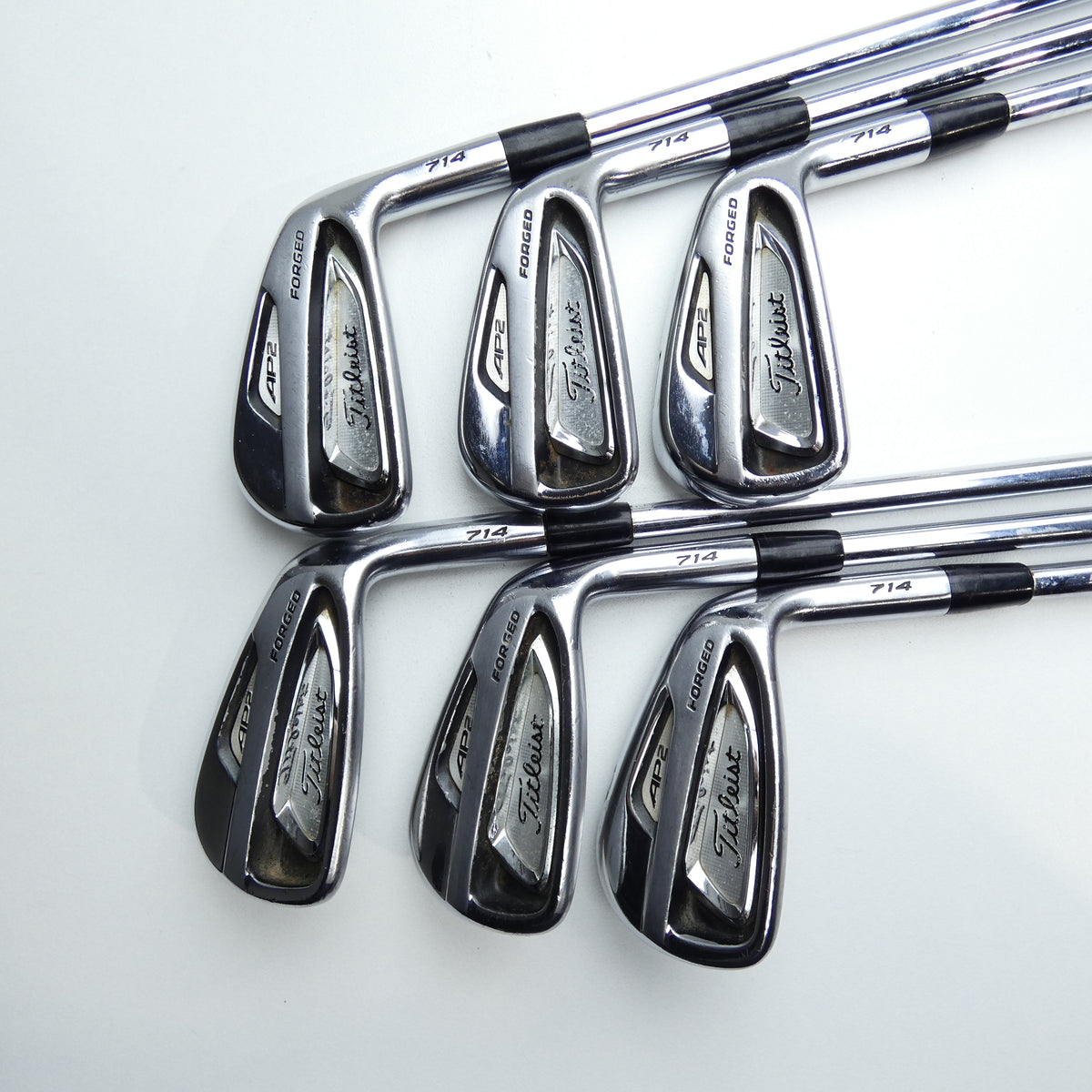 Used Titleist AP2 714 Iron Set / 5 - PW / Stiff Flex