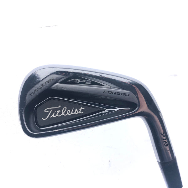 Used Titleist AP2 716 4 Iron / 24 Degrees / Stiff Flex