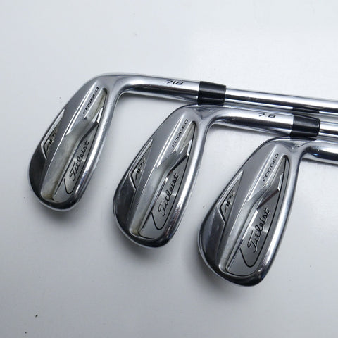 Used Titleist AP2 718 Iron Set / 4 - PW / Stiff Flex