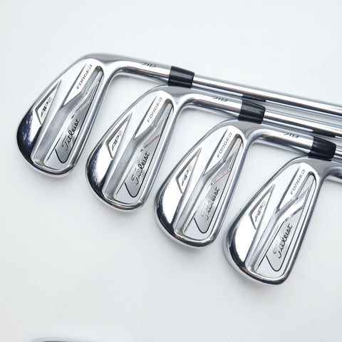 Used Titleist AP2 718 Iron Set / 4 - PW / Stiff Flex