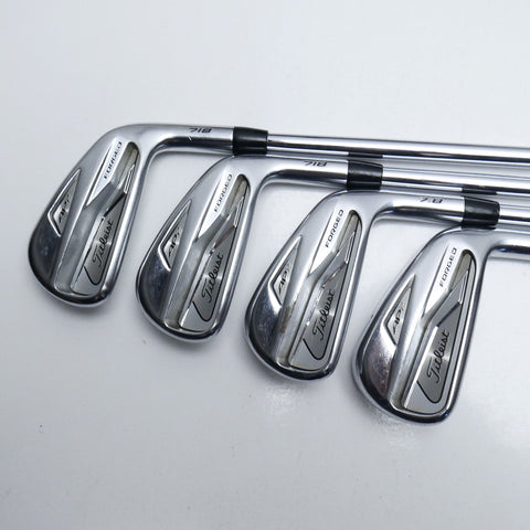 Used Titleist AP2 718 Iron Set / 4 - PW / Stiff Flex