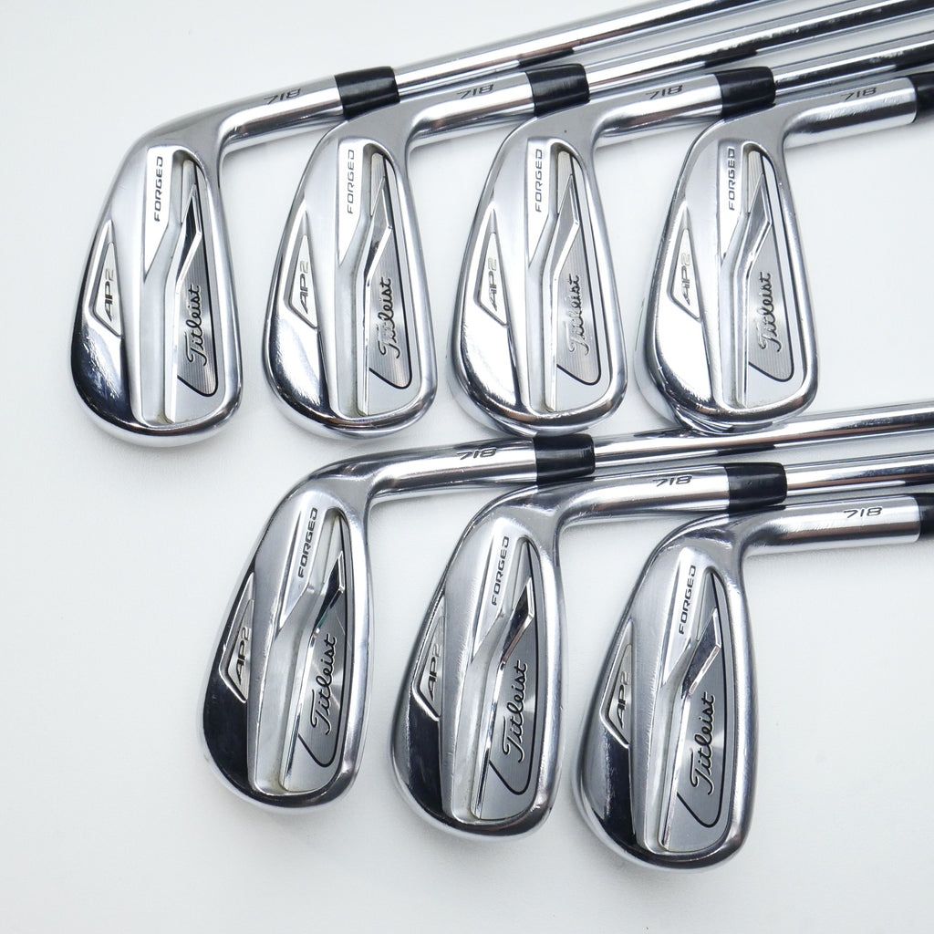 Used Titleist AP2 718 Iron Set / 4 - PW / Stiff Flex